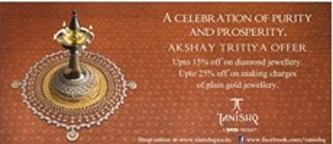 Tanishq excites Akshay Trithiya sales with discounts