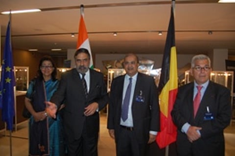 Visit H.E. Mr Sharma to Antwerp World Diamond Centre