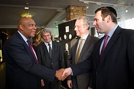 King Letsie III of Lesotho visits Antwerp