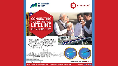 Digisol Supplied Copper and Fibre Cabling Solutions to Mumbai Metro Project
