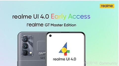 Realme Rolls Out UI 4.0 Update for GT Master Version