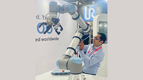 Universal Robots Displayed Automation Solutions at IMTEX 2023