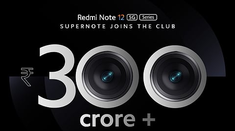 Redmi Note 12 5G Series Breaks Record with 300 Cr Sale