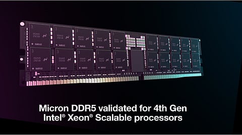 Micron DDR5 Server Memory Fully Validated on 4th Gen Intel Xeon Scalable Processor