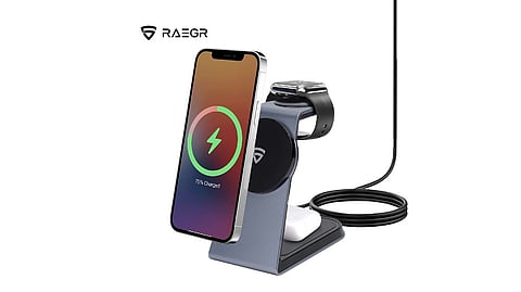 RAEGR Unveils New ‘MagFix Arc M1050’ 3-in-1 Wireless Charger