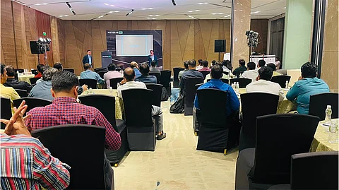 NETGEAR Country Head - Marthesh Nagendra Addressing the Event