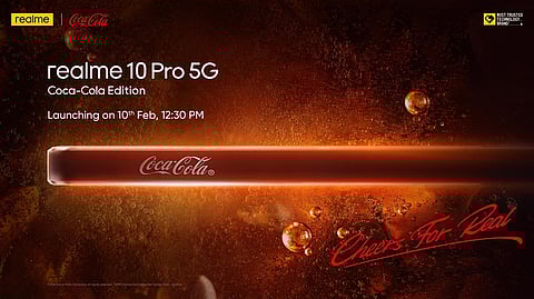 Realme All Set to Launch Coca-Cola Edition 5G Smartphone on 10th February