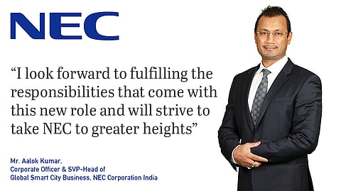 NEC Corporation Elevates Aalok Kumar As Senior Vice President & Corporate Officer