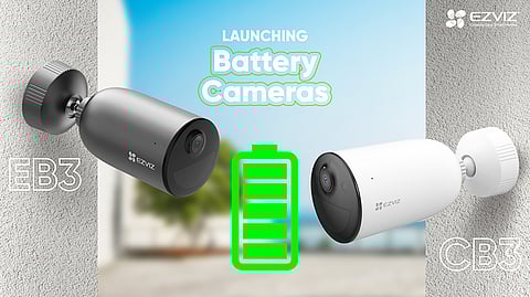 EZVIZ Boost its Security Product Range with Launch of EB3 and CB3 Battery Cameras