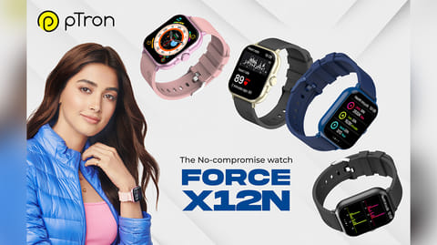 pTron Introduces Force X12N Calling Smartwatch at Rs. 1199/-