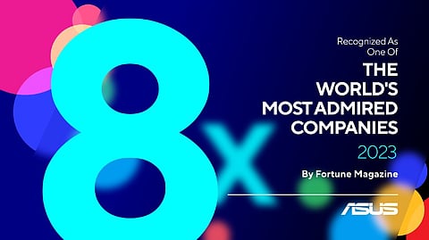 ASUS Ranks as One of Fortune's 2023 World's Most Admired Companies