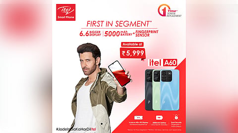 itel Introduces New A60 “First-in-segment” Smartphone at Rs 5999