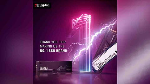 Kingston Becomes No. 1 SSD Brand
