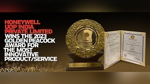 Honeywell Bags Golden Peacock Award 2023