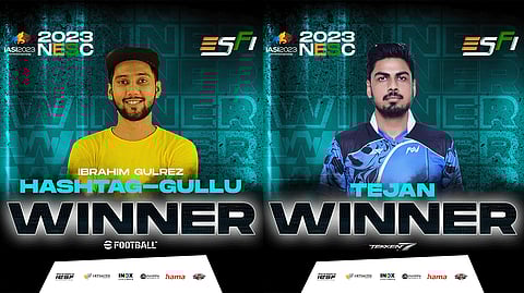 Tekken Player Abhinav Tejan and eFootball Pro Ibrahim Gulrez Become Champions of NESC 2023