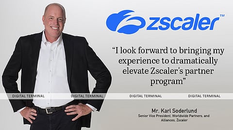 Zscaler Ropes in Karl Soderlund as Senior Vice President, Worldwide Partners, and Alliances