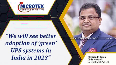 Microtek Anticipates Strong Demand for UPS Systems in Tier 2 & 3 Cities