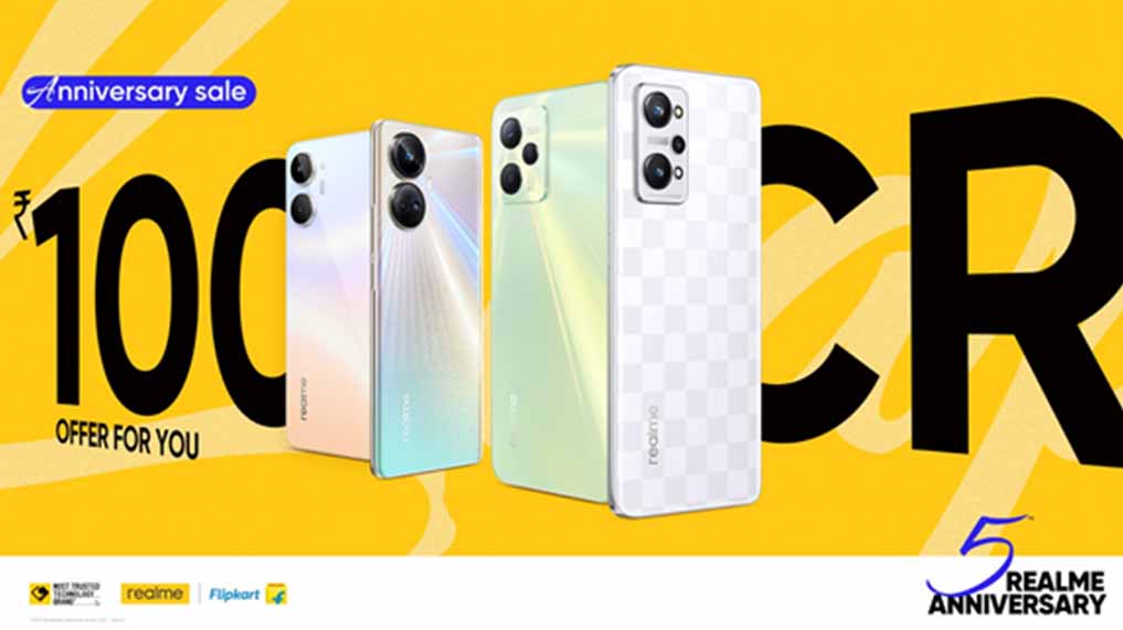Realme Offering Amazing Discounts on Smartphones During Its “5th Anniversary Sale”