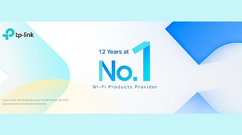 TP-Link Retains No. 1 Position in Global WLAN Market for 12th Consecutive Year