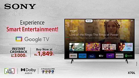 Sony Introduces BRAVIA X70L 4K UHD LED TV