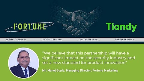 Fortune Marketing Signed Distribution Partnership with Tiandy Technologies
