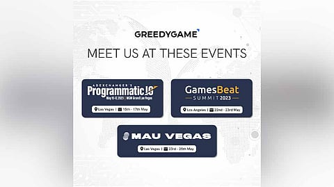 GreedyGame All Set to Participate in Three Major US Tech Events in May 2023