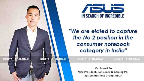 ASUS Emerged as No. 2 Consumer Notebook Brand in India with 17.9% Market Share