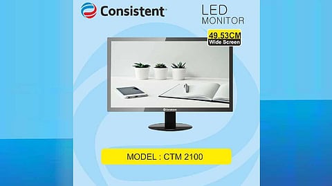 Consistent Introduces ‘CTM 2100’ High Resolution LED Monitor in India