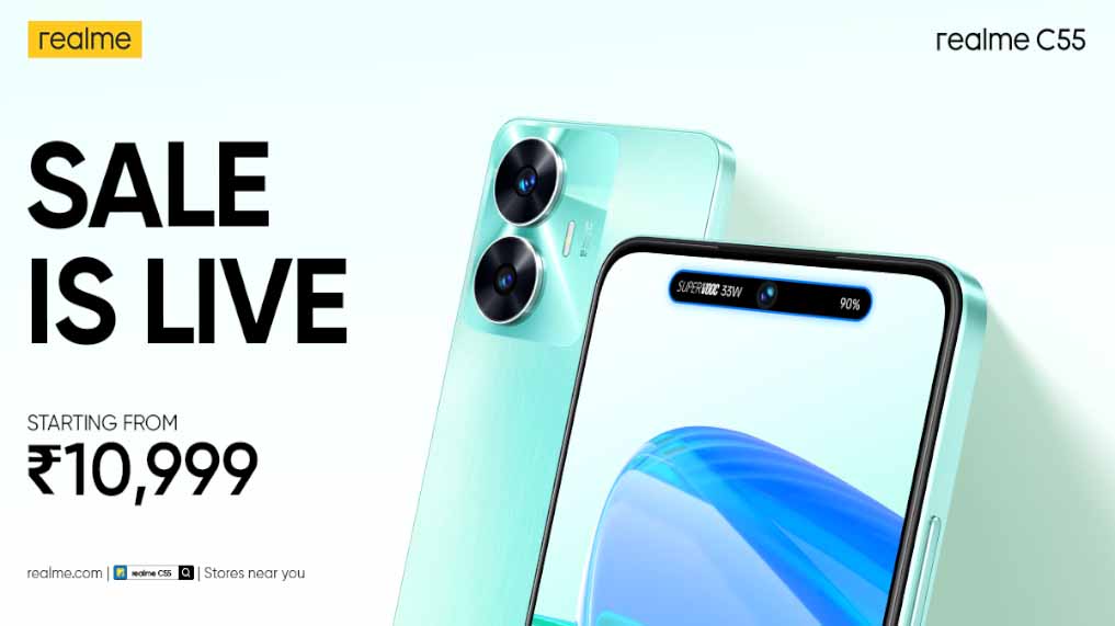 Realme C55’s ‘Rainforest’ Goes On Sale At Rs10,999