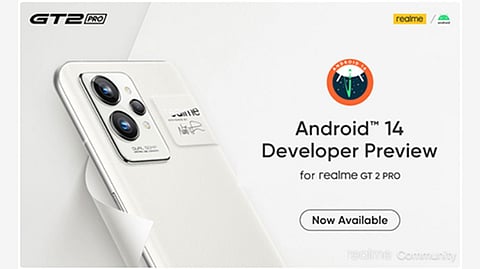 Realme Launches Android 14 Beta1 Update For GT2 Pro Users