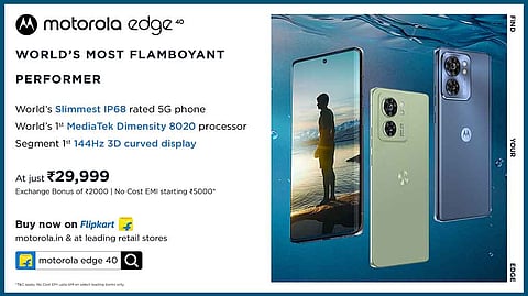 Motorola Edge 40 Goes On Sale, Check Specifications