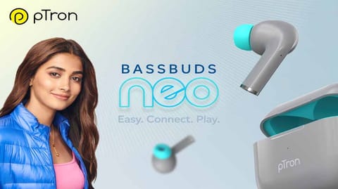 pTron Unveils Bassbuds Neo with Stylish Design, Priced at Rs. 899/-