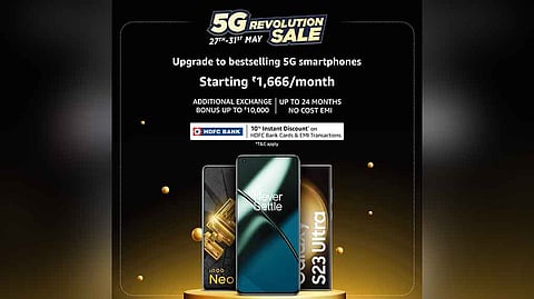 Amazon Launches 5G Revolution Sale, Enjoy up to 40% Off on 5G Smartphones