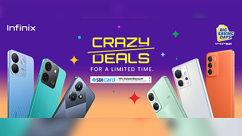 Infinix Offering Huge Discount on its Best-selling Smartphones During Flipkart’s Big Savings Day Sale