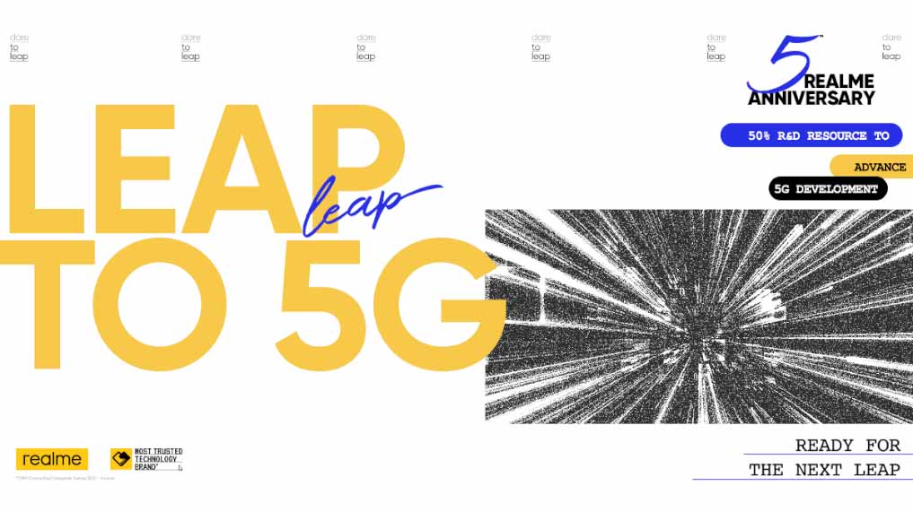 Realme Completes 5 Years in India, Reveals Ambitious Growth Plans