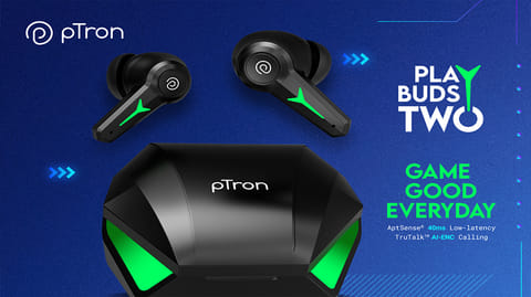 pTron Introduces Playbuds 2 with AI-ENC Technology"