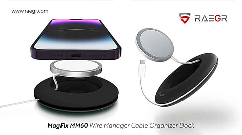 RAEGR Introduces ‘MagFix MM60’ Cable Organizer Dock