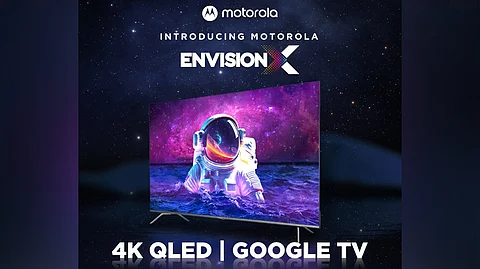 Motorola Introduces ‘EnvisionX’ 4K QLED Google TV on Flipkart