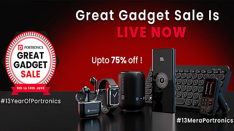 Portronics Celebrates its 13-Year Journey, Offering Incredible Discounts