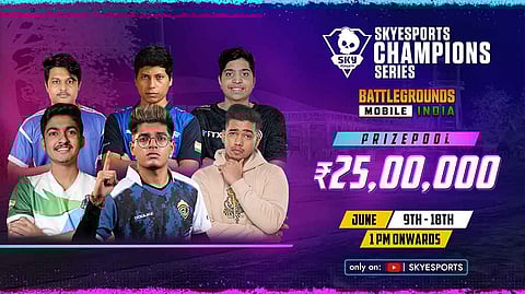 Skyesports Champions Series BGMI Launched with 25,00,000 Prize Pool