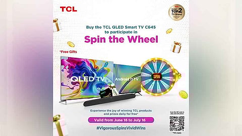 TCL Launches 'Spin the Wheel' Contest for C645 TV Range