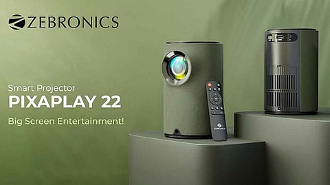 Zebronics Unveils ZEB-PixaPlay 22 Smart LED Vertical Projector