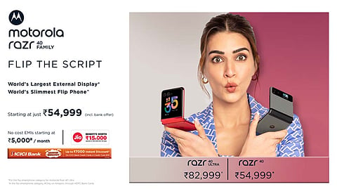 Motorola Razr 40 Series Smartphones Up on Sale