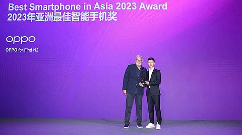 OPPO Find N2 Bags Best Smartphone Award at 2023 Asia Mobile Awards