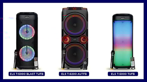 Elista Launches New Range of Power-Packed Portable Speakers with Wireless Mic