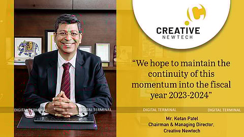 Creative Newtech Released Financial Results for Q1FY23-24, Sees Strong Growth