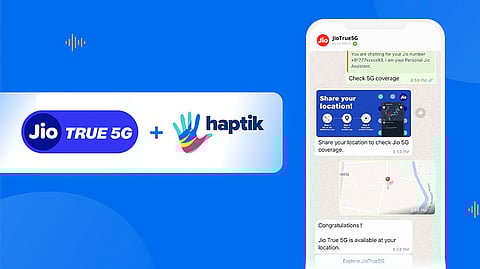 Jio Launches Haptik Chatbot on WhatsApp