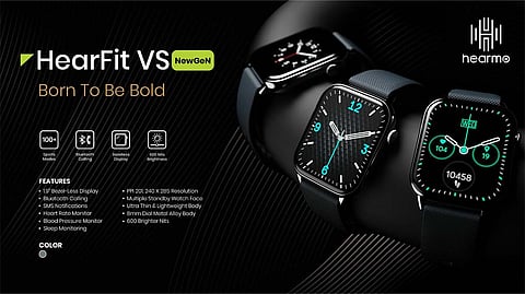 Hearmo Unveils GeN HearFit VS Smartwatch with Trendy Features