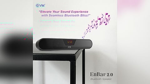 EVM Introduces its Latest EnBar 2.0 Bluetooth Speaker