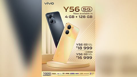 Vivo Launches Y56 5G in a New 4GB+128GB Variant
